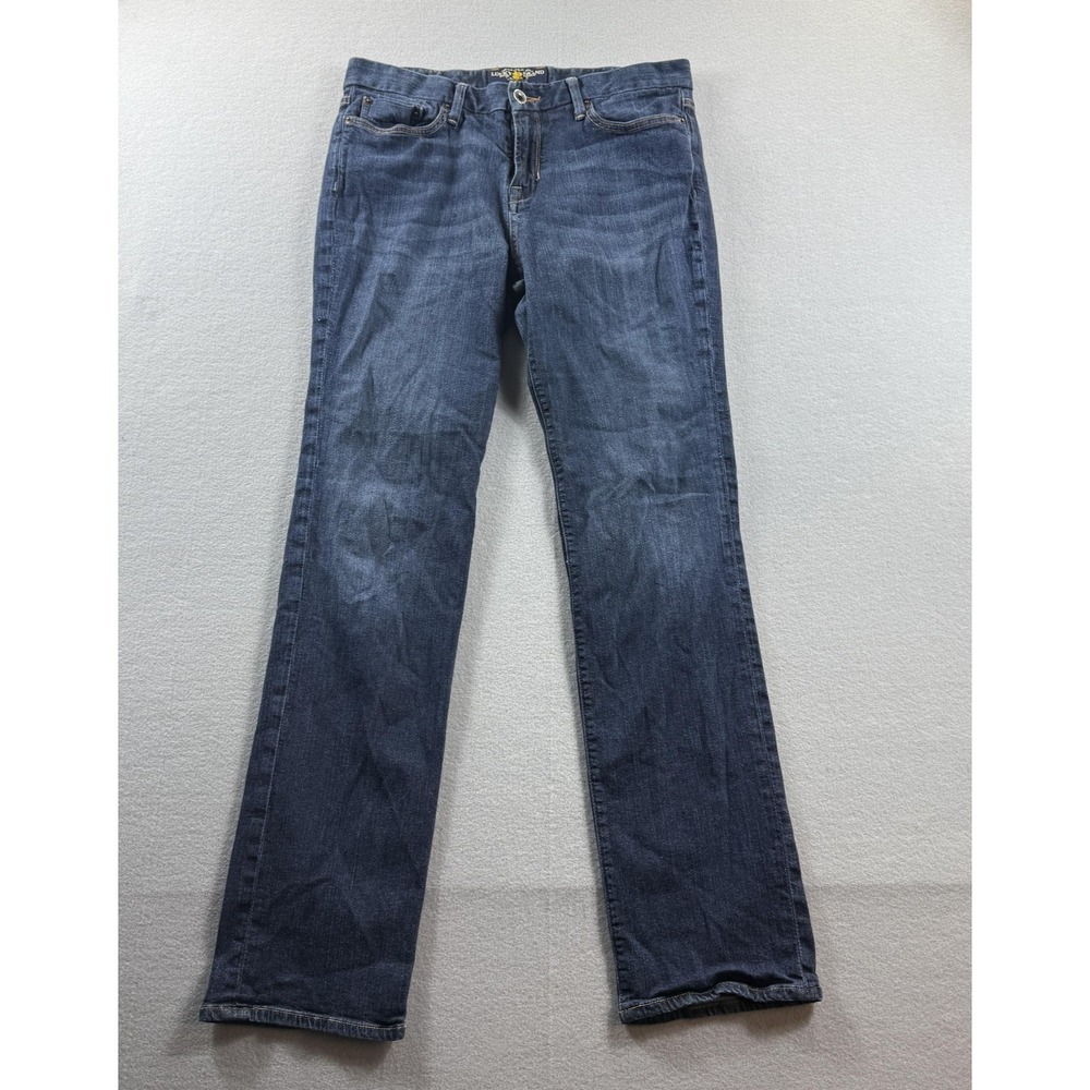Lucky Brand Sweet N Straight Jeans Womens 12/31 Blue Med Wash Mid Rise 31x30